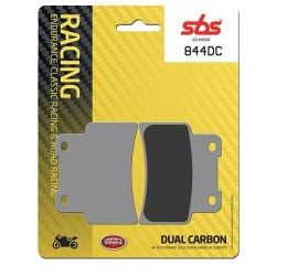 Front brake pads SBS for Aprilia RS 125 06-10 DC Dual carbon racing 844DC