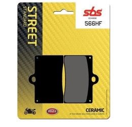 Front brake pads SBS for Aprilia RS 125 4T 2025 HF ceramic street 566HF