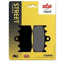Front brake pads SBS for BMW R 1150 GS 02-04 HF ceramic street 796HF