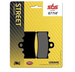 Front brake pads SBS for Fantic Caballero Scrambler 500 19-24 HF ceramic street 877HF