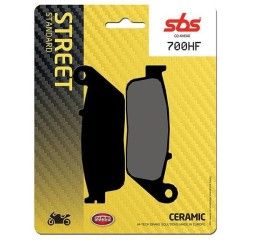 Front brake pads SBS for Honda NC 750 X ABS 14-24 HF ceramic street 700HF