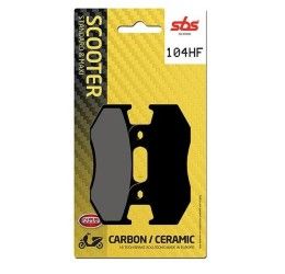 Front brake pads SBS for Honda XR 250 R 84-87 HF ceramic street 104HF