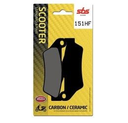 Front brake pads SBS for KTM 125 EXC 98-16 HF ceramic street 151HF