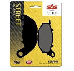 Front brake pads SBS for Yamaha R3 ABS 14-25 HF ceramic street 931HF