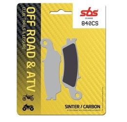 Front brake pads SBS for Yamaha YZ 125 08-21 CS Carbon Off-road 840CS