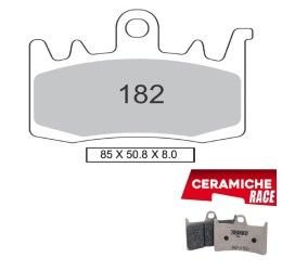 Front brake pads Trofeo by Ognibene for Aprilia Caponord 1200 13-16 Brenta ceramic 221 430182221