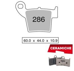 Front brake pads Trofeo by Ognibene for Aprilia MXV 4.5 09-10 Ceramic 05 43028607