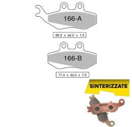 Front brake pads Trofeo by Ognibene for aprilia pegaso 125 1993 Sintered 01 43016601