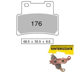 Front brake pads Trofeo by Ognibene for Aprilia RS 125 06-11 Sintered 01 43017601