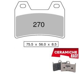 Front brake pads Trofeo by Ognibene for Aprilia RS 250 98-04 Brenta ceramic 221 430270221