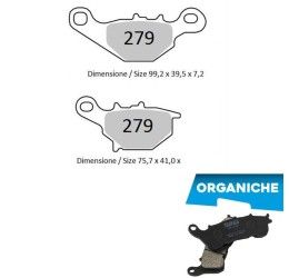 Front brake pads Trofeo by Ognibene for Suzuki RM 85 Ruote Alte 02-04 Organic 00 43027900