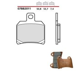 Rear brake pads Brembo for Ducati SuperSport 950 21-23 Genuine parts 07BB2011