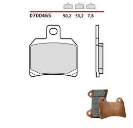 Rear brake pads Brembo for peugeot speedfight 125 14-15 Genuine parts 0700465