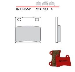 Rear brake pads Brembo for Suzuki RG gamma 500 85-89 SP sintered 07KS05SP