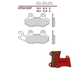 Rear brake pads Brembo for triumph bonneville america 800 02-07 SP sintered 07SU12SP