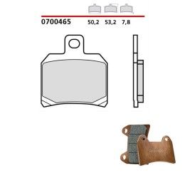 Rear brake pads Brembo for Yamaha X-City 125 08-15 Genuine parts 0700465