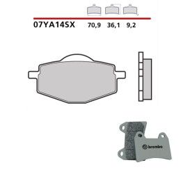 Rear brake pads Brembo for Yamaha XT 600 E 90-03 SX sintered 07YA14SX