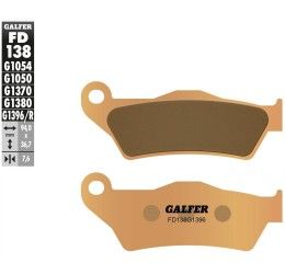 Rear brake pads Galfer for Aprilia Futura 1000 2001 G1396 sintered offroad FD138G1396