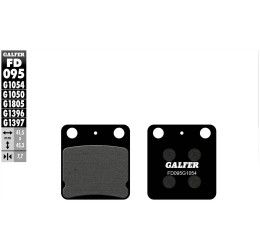 Rear brake pads Galfer for Suzuki RM 65 03-07 G1370 semi metal FD095G1054