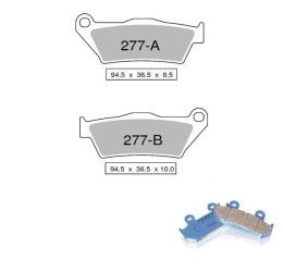 Rear brake pads Nissin for BMW R 850 GS 99-07 Organic NS 04 442P27704