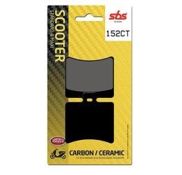 Rear brake pads SBS for Aprilia Scarabeo 250 04-06 CT Carbon Ceramic Scooter 152CT