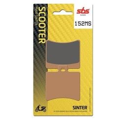 Rear brake pads SBS for Aprilia Scarabeo 250 04-06 MS Sinter Scooter 152MS