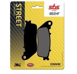 Rear brake pads SBS for Honda CB 1000 R 08-16 HF ceramic street 862HF