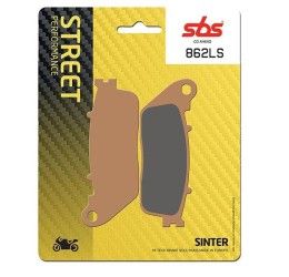 Rear brake pads SBS for Honda CB 1000 R 08-16 LS sintered street 862LS