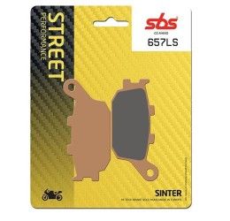 Rear brake pads SBS for Honda XL 700 V Transalp ABS 08-13 LS sintered street 657LS