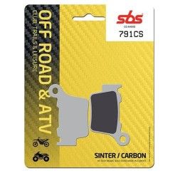 Rear brake pads SBS for Husqvarna SMR 450 06-10 CS Carbon Off-road 791CS