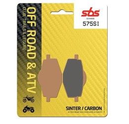 Rear brake pads SBS for Yamaha YZ 125 1988 SI sintered Off-road 575SI