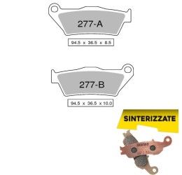 Rear brake pads Trofeo by Ognibene for BMW R 1200 GS Adventure 04-12 Sintered 01 43027701