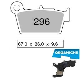 Rear brake pads Trofeo by Ognibene for Fantic XE 300 2024 Organic 00 43029600