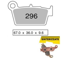 Rear brake pads Trofeo by Ognibene for Suzuki RMZ 450 05-19 Sintered 01 43029601