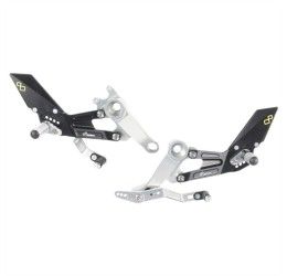 Rear sets Lightech for Aprilia RS 660 20-25 with fixed footpeg