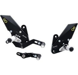 Rear sets Lightech for Yamaha MT-09 SP 21-23 with fold up footpeg