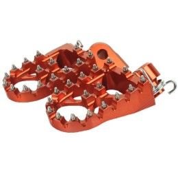 Accossato Footpegs cnc machined for Husaberg TE 125 2T 11-14