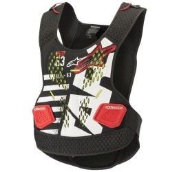 Body Protector Alpinestars sequence color Black-Red-White