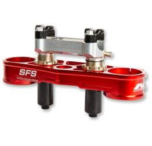 Neken SFS model top clamp cnc machined for Honda CRF 250 L 14-16 color red Offset 20mm