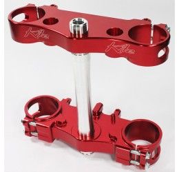 Kite MX-EN triple clamps cnc machined anodized for Honda CRF 450 R 02-07 (offset 24)