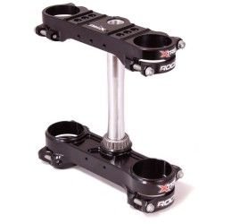 Xtrig Rocs Tech triple clamps cnc machined fixed offset for GasGas EC 250 21-23 black (offset 22mm)