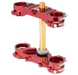 Xtrig Rocs Tech triple clamps cnc machined fixed offset for KTM 85 SX 03-24 bronze (offset 14mm)