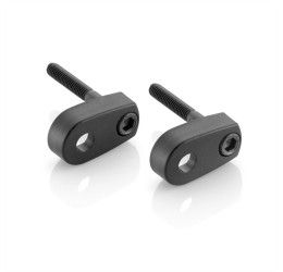 Rizoma Front and rear plate for directions indicators for license plate OEM for honda cbr 1000 rr-r fireblade sp 30th anniversary 22-23 Black color