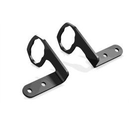 Rizoma plate for directions indicators for OEM license plate FOX PT324B for Kawasaki Versys 1000 17-18 Black color