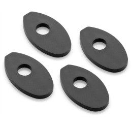 Rizoma plate for directions indicators for MV Agusta Brutale 675 11-15 Black color