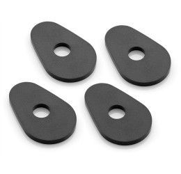 Rizoma plate for directions indicators for Yamaha FZ1 Fazer 06-16 Black color