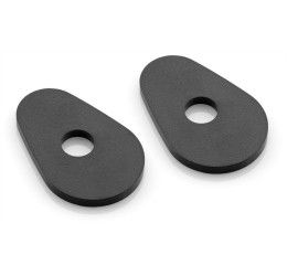 Rizoma plate for directions indicators for Yamaha FZ1 Fazer 06-16 Black color