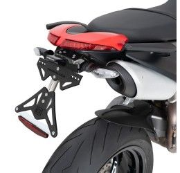 Barracuda License Plater for Ducati Hypermotard 950 20-21 adjustable (for original indicators)