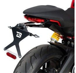 Barracuda License Plater for Ducati Monster 797 17-20 adjustable