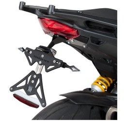 Barracuda License Plater for Ducati Multistrada 1200 10-15 adjustable